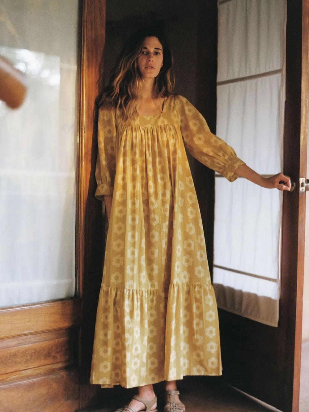 Christy Dawn Bianca sunshine daisy Yellow Floral dress XS - Picture 5 of 5